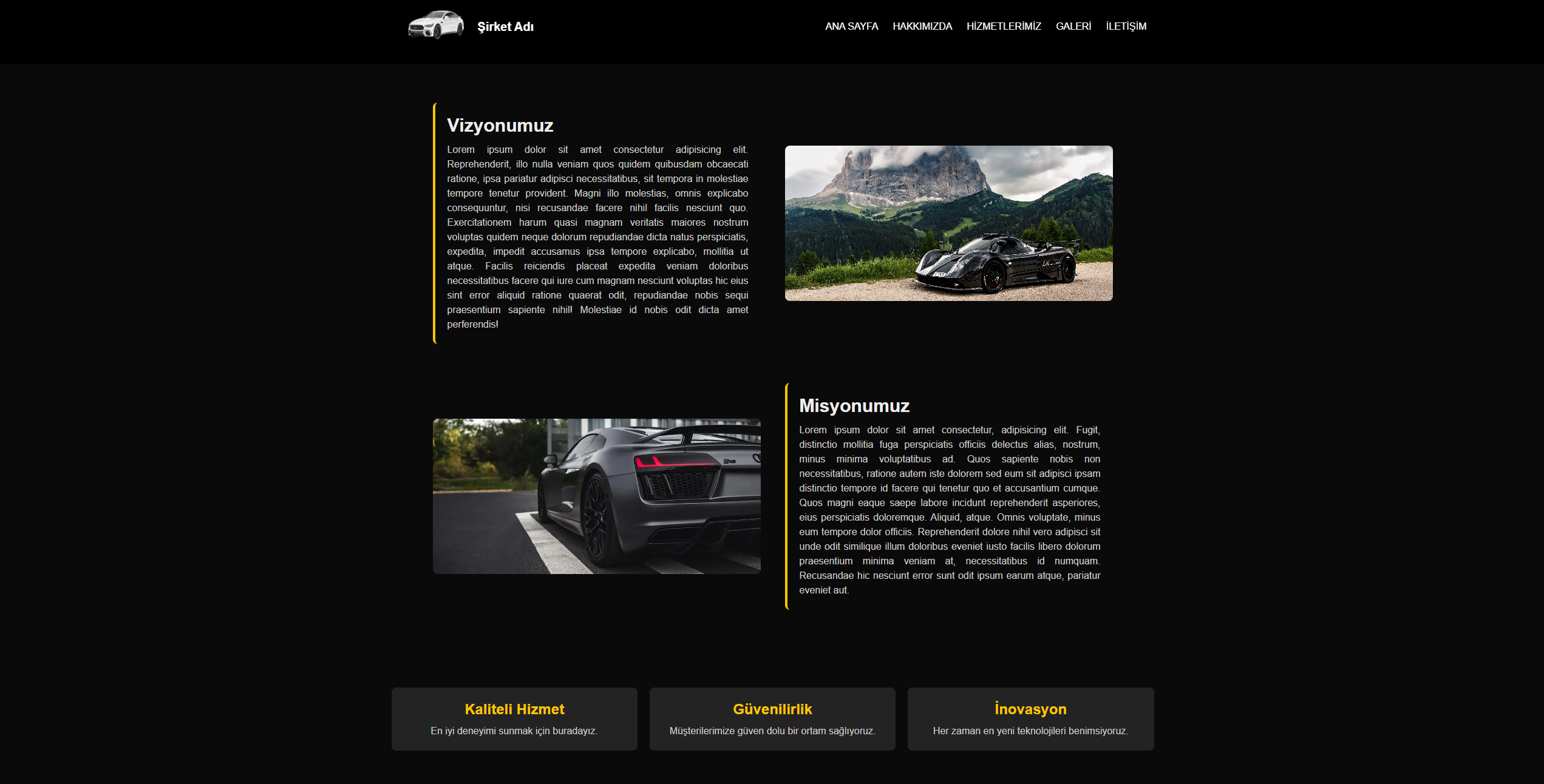 Car Sales Website
